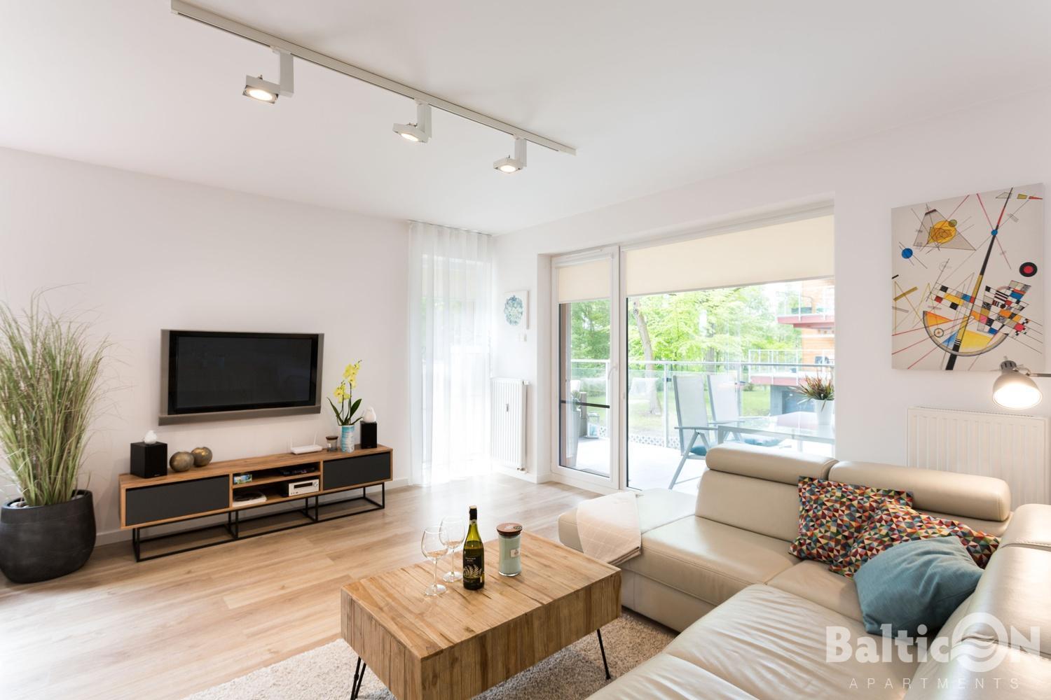 קולובז'ג Apartamenty Balticon Polanki - Sauna, Fitness Inclusive - Basen Latem, Pool Im Sommer חדר תמונה