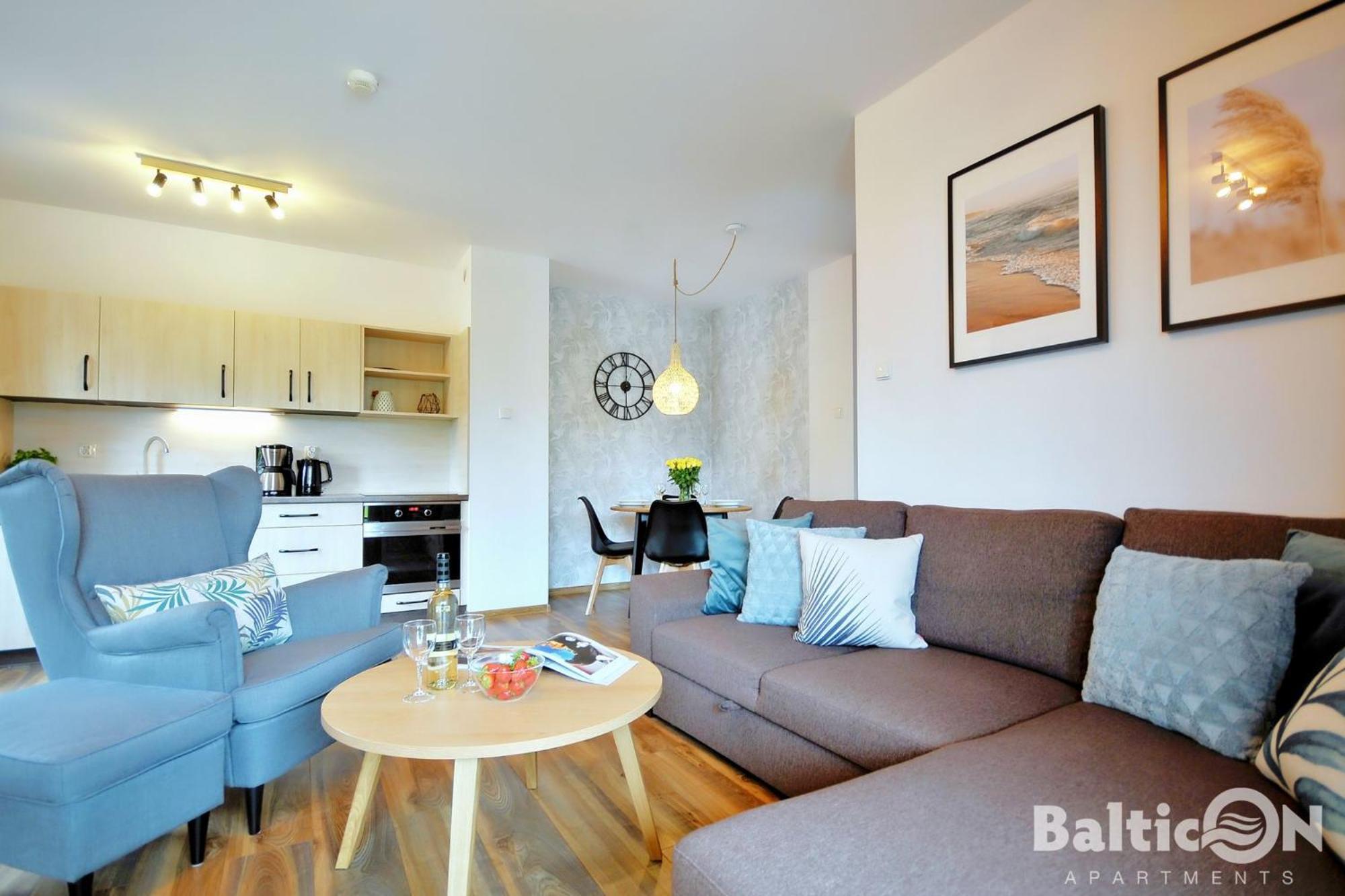 קולובז'ג Apartamenty Balticon Polanki - Sauna, Fitness Inclusive - Basen Latem, Pool Im Sommer חדר תמונה