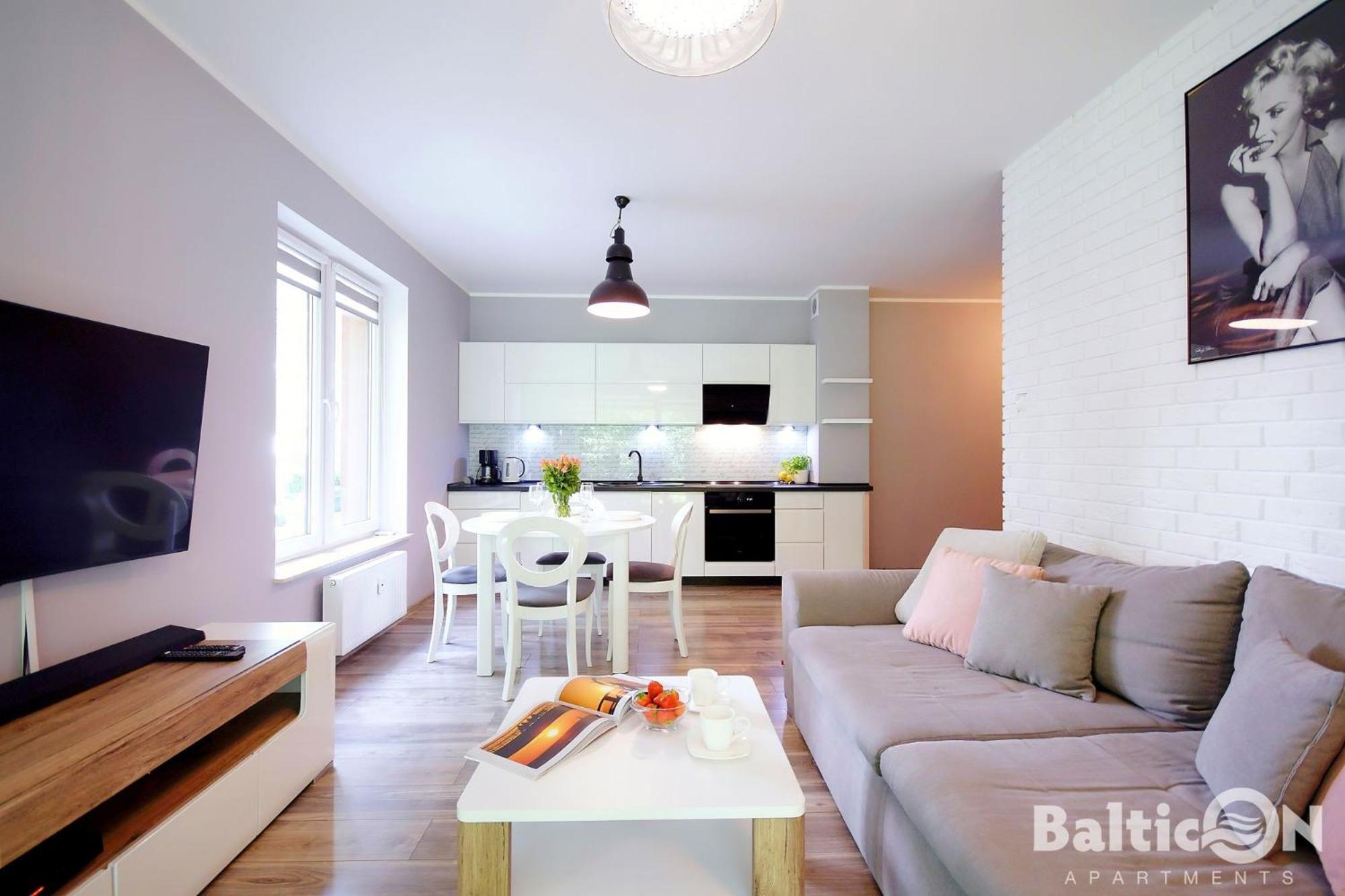 קולובז'ג Apartamenty Balticon Polanki - Sauna, Fitness Inclusive - Basen Latem, Pool Im Sommer חדר תמונה