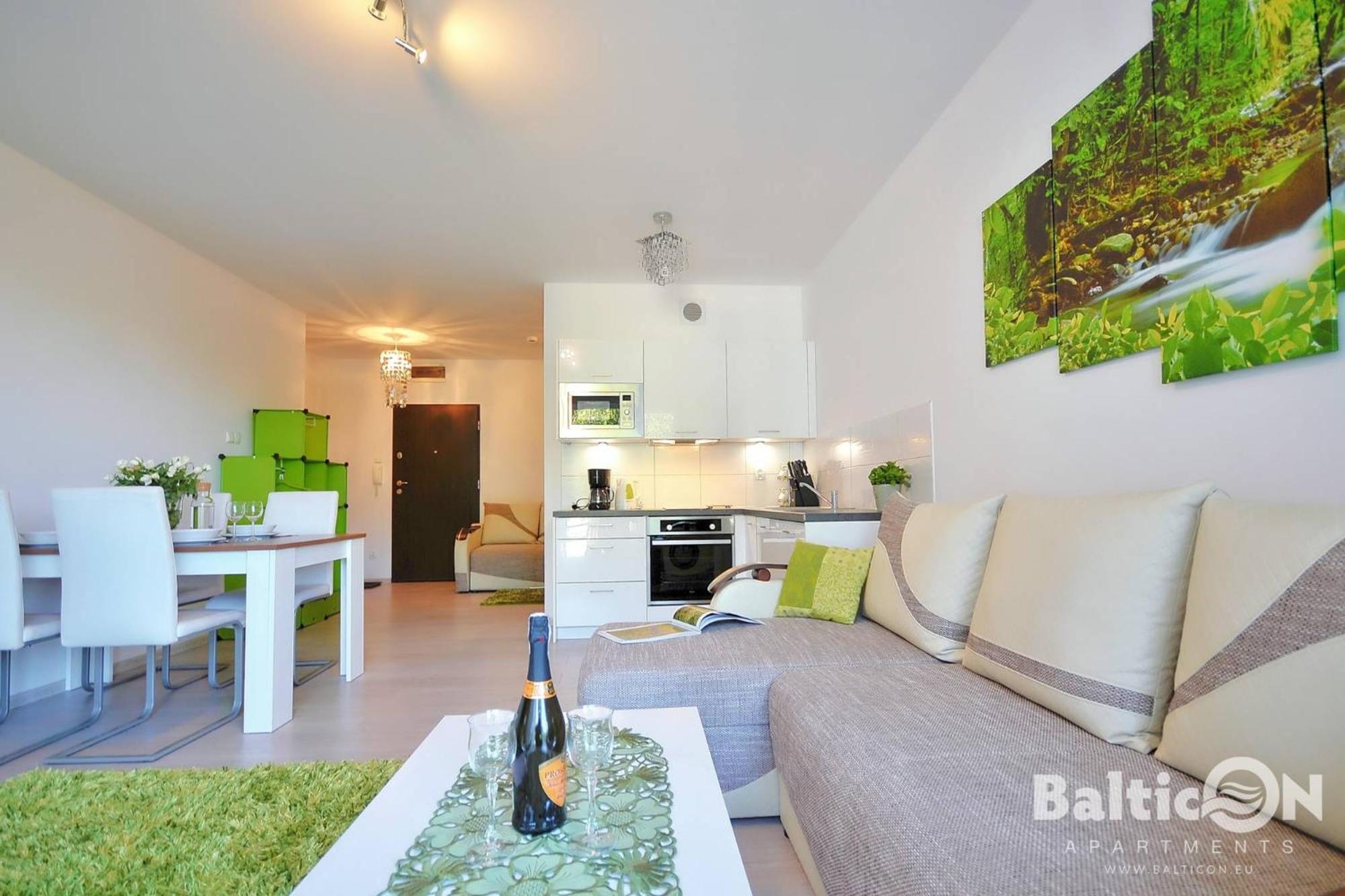 קולובז'ג Apartamenty Balticon Polanki - Sauna, Fitness Inclusive - Basen Latem, Pool Im Sommer חדר תמונה