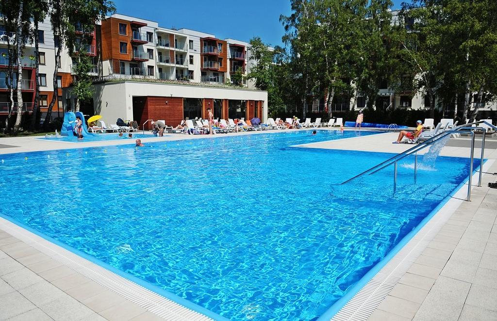 קולובז'ג Apartamenty Balticon Polanki - Sauna, Fitness Inclusive - Basen Latem, Pool Im Sommer מראה חיצוני תמונה